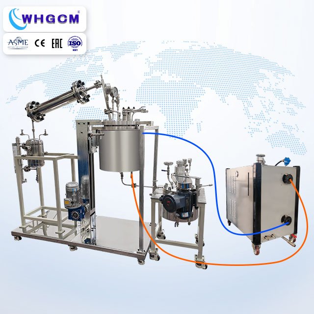 5L 15L 25L vapor phase VPT reaction stainless hydrogen chemical lab reactor for transesterification biodiesel
