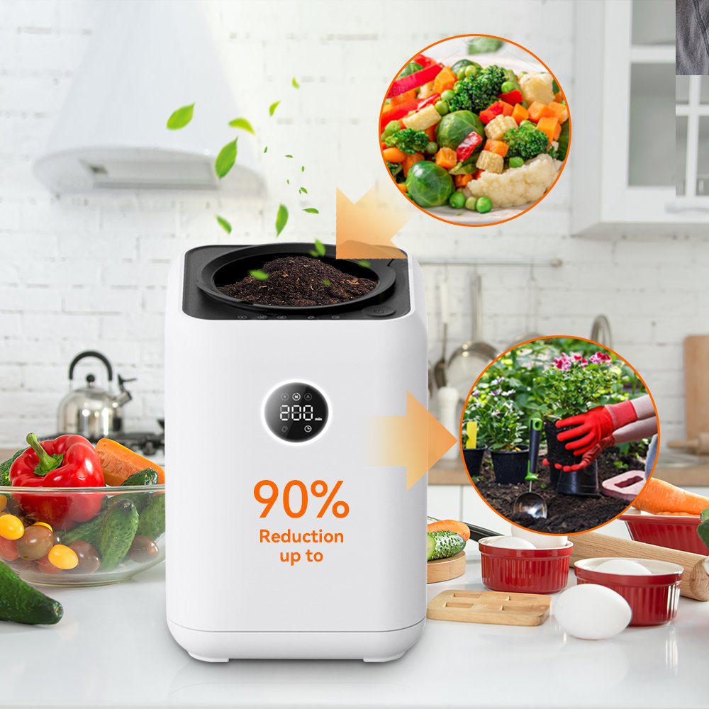 2022 Household Kitchen Food Waste Composting Machine Automatic Customized Kitchen Food Waste Garbage Disposer