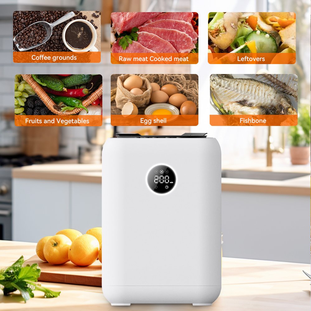 2022 Household Kitchen Food Waste Composting Machine Automatic Customized Kitchen Food Waste Garbage Disposer