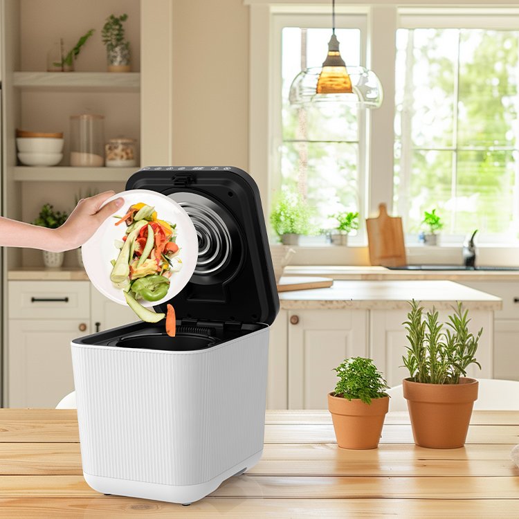Best price kitchen food garbage disposal electric waste food recycling machine composting for home