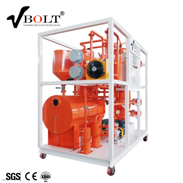 Small Capacity Waste Oil Filtration Machine Black Oil Recycling Decoloration Plant