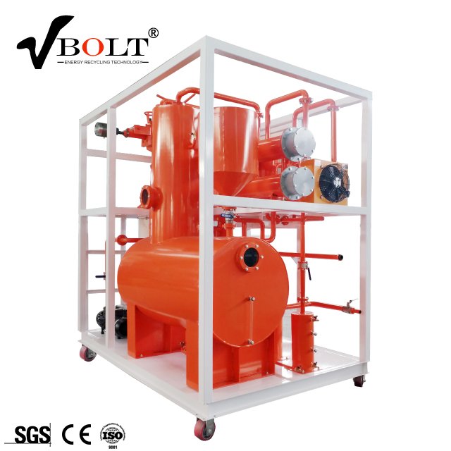 Small Capacity Waste Oil Filtration Machine Black Oil Recycling Decoloration Plant