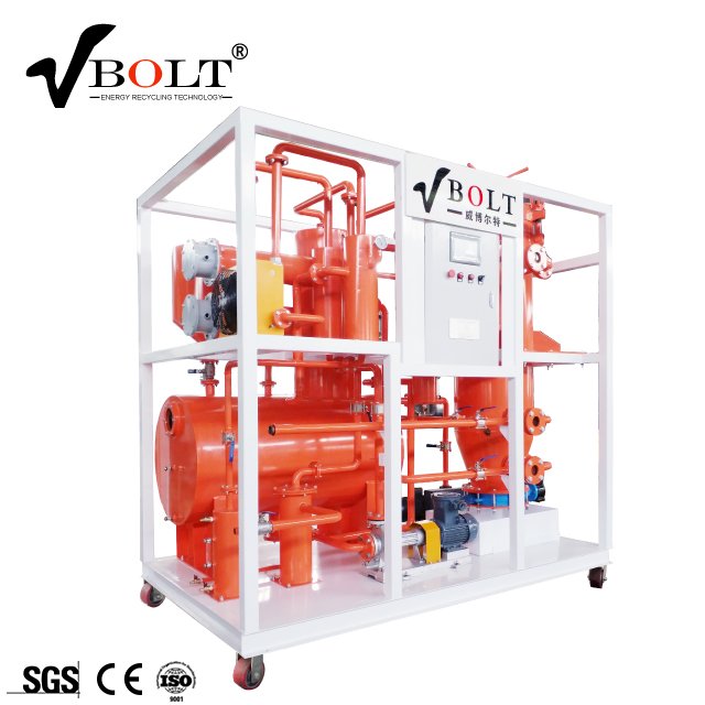 Small Capacity Waste Oil Filtration Machine Black Oil Recycling Decoloration Plant