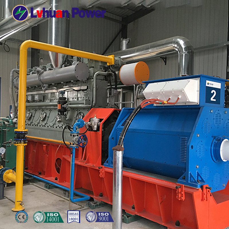2024 30kw 50kw 100kw 150kw 200kw 300kw 350kw 400kw Gas Generator CE ISO Approved ATS Control System Biomass Gas Generator