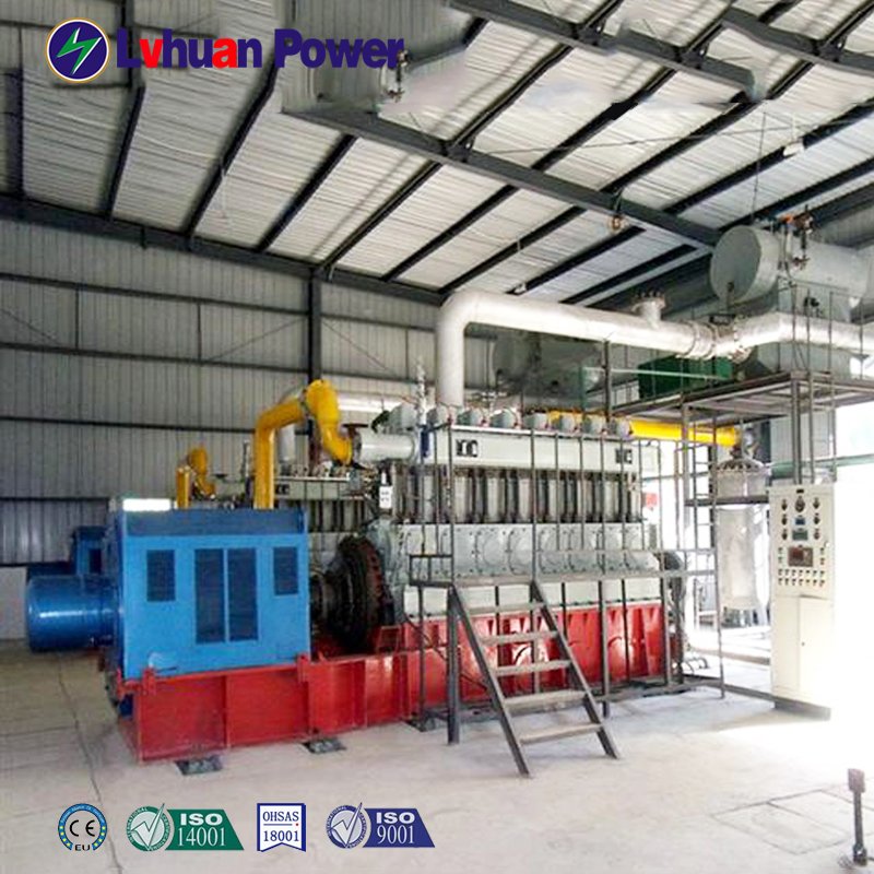 2024 30kw 50kw 100kw 150kw 200kw 300kw 350kw 400kw Gas Generator CE ISO Approved ATS Control System Biomass Gas Generator