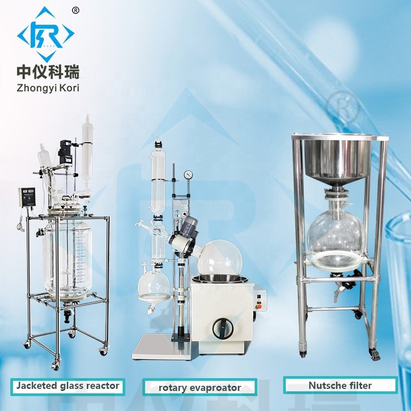 SF-200L Lab Glass Reactor Chemical Jacketed Reactor 200L