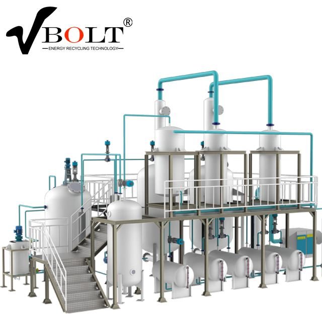 Highest Euro 5 Standard Recycling Waste Oil To Diesel Distillation Plant Used Engine Oil Recycling Plant Diesel Refinery