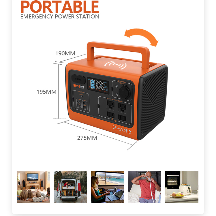 Solar Generator 500W 1000w Lithium Battery Off Grid Mini Camping Power Station Solar Power System