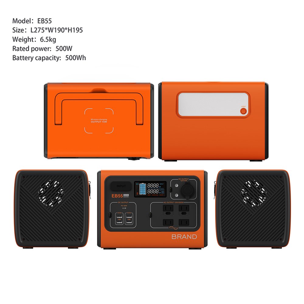 Solar Generator 500W 1000w Lithium Battery Off Grid Mini Camping Power Station Solar Power System