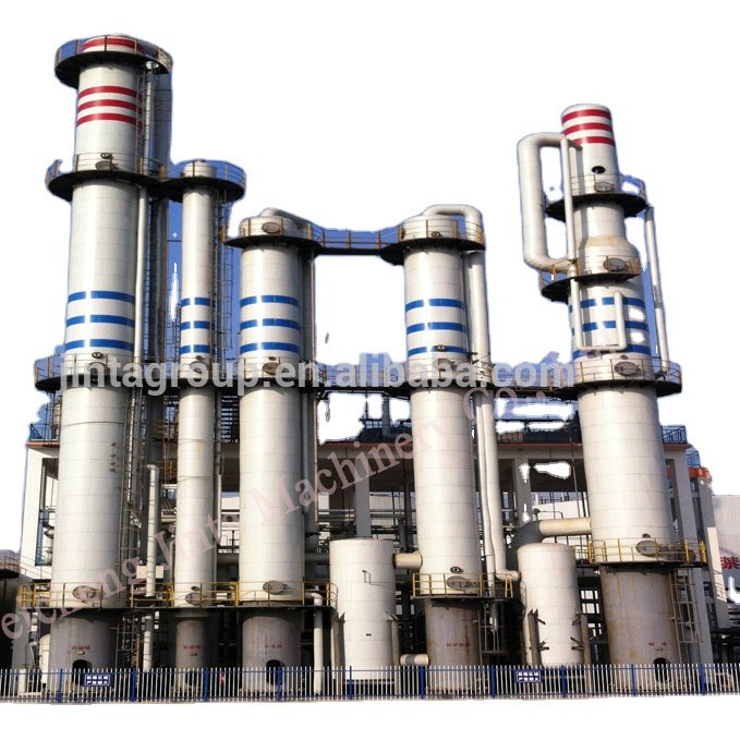 Absolute fuel ethanol distillation equipment turnkey distillery plant from molasses ,cassava maize