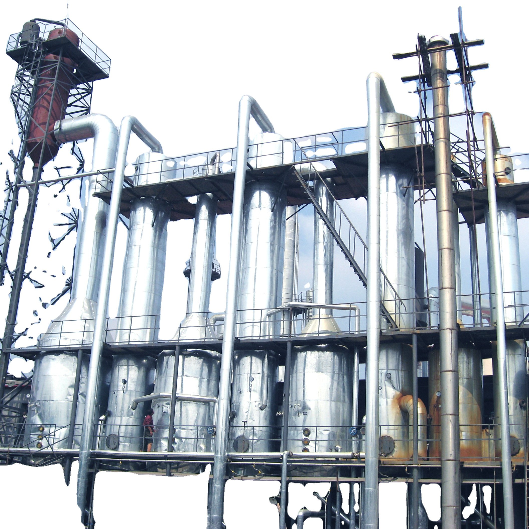 Absolute fuel ethanol distillation equipment turnkey distillery plant from molasses ,cassava maize