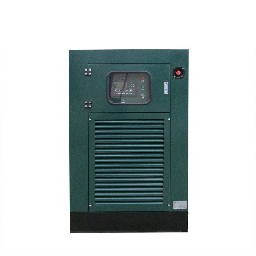 Biogas electric genset open frame soundproof methane gas generator set powered by Man engine