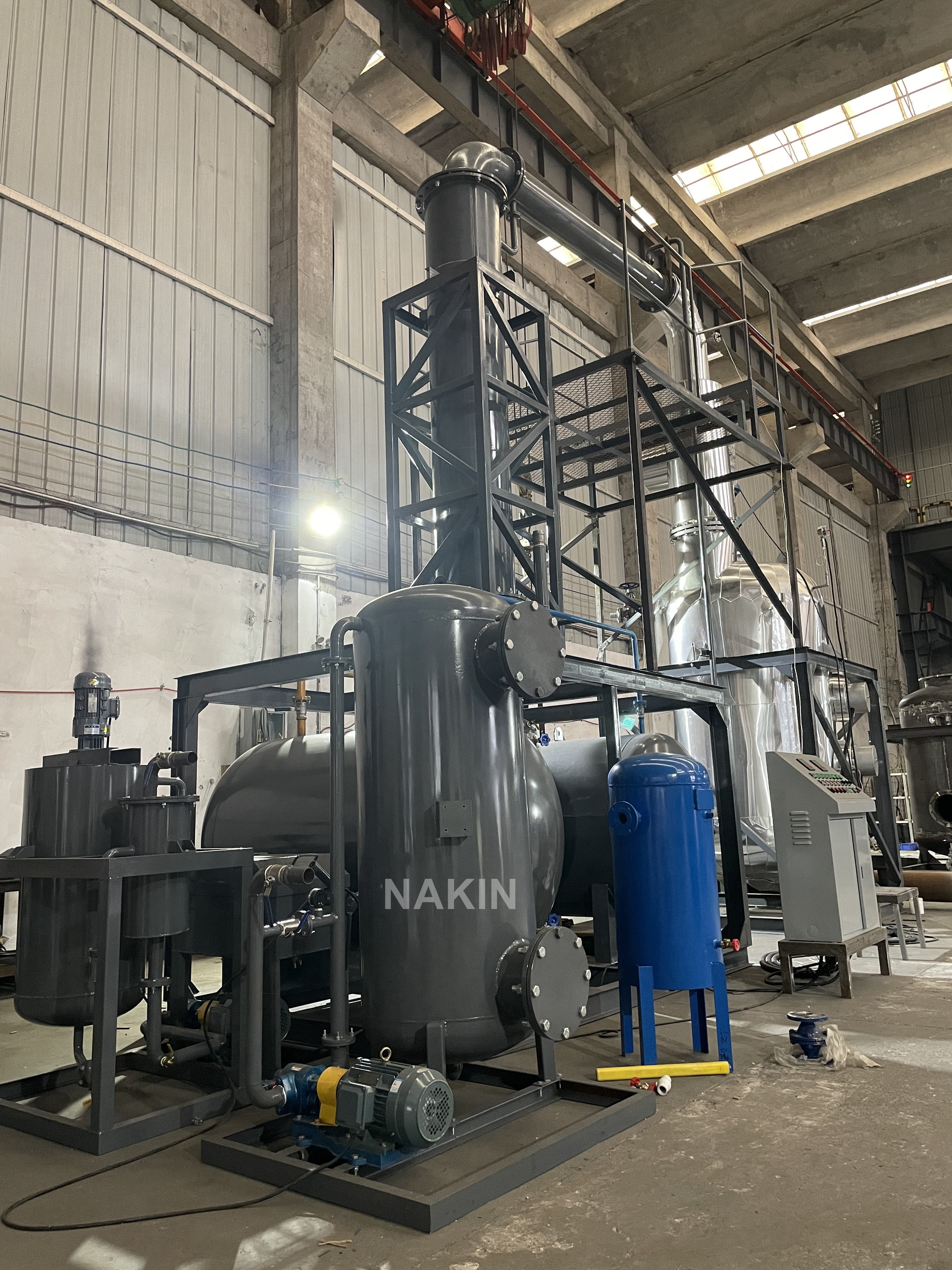 Waste Motor Oil To Diesel Distillation Machine Used Engine Oil Recycling Plant