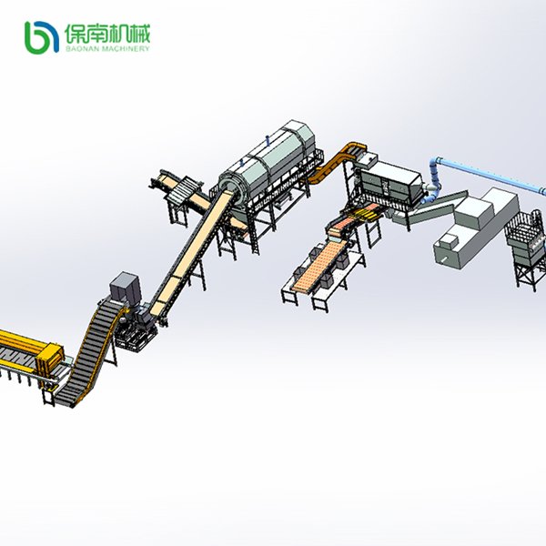 Waste Recycling Municipal Solid Waste Sorting Plant with customized capacity