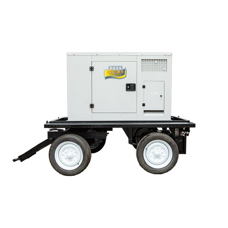 20KW Trailer Type Genset Power Silent Mobile Diesel Generators 50 Kw 150kw Water Cooling System 30KW 40KW Portable Generator Set