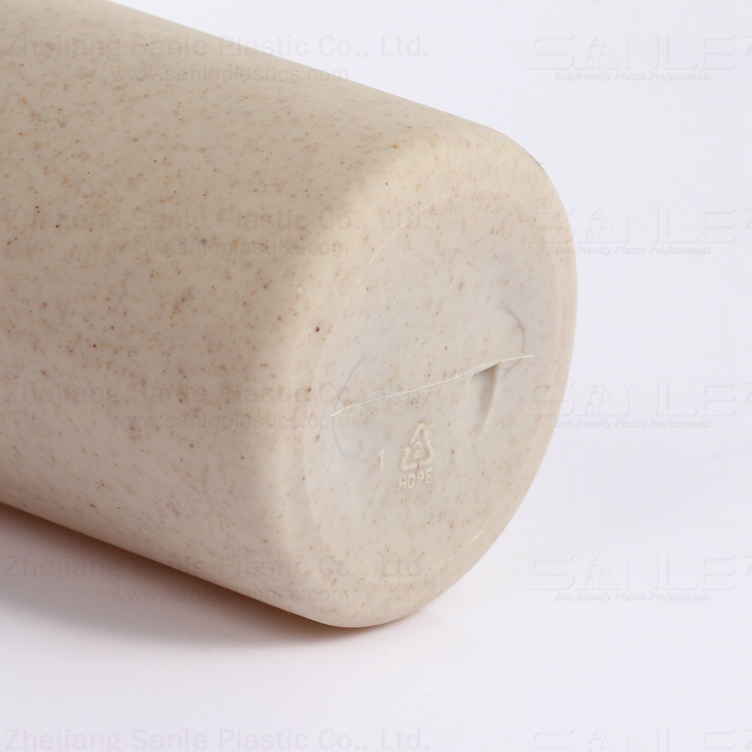 100ml 8oz 500ml Biodegradable Wheat Straw Bottles Eco-friendly Cosmetic Packaging Sugarcane Shampoo Bottle with Lotion Pump