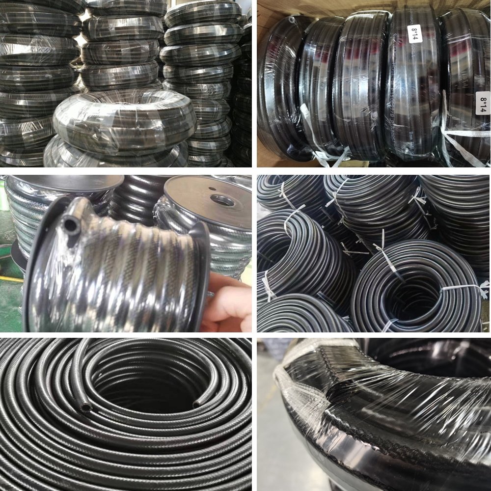 High resistant automotive braided EPDM rubber hoses flexible intake air hose custom oil/fuel line hose