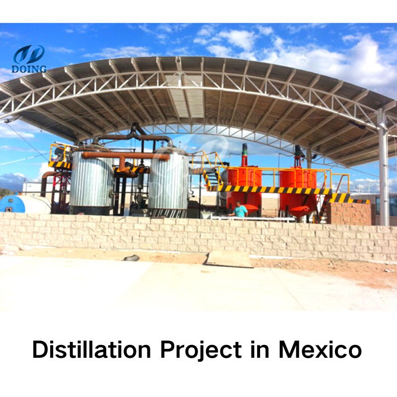 Hot selling small scale waste oil distillation plant