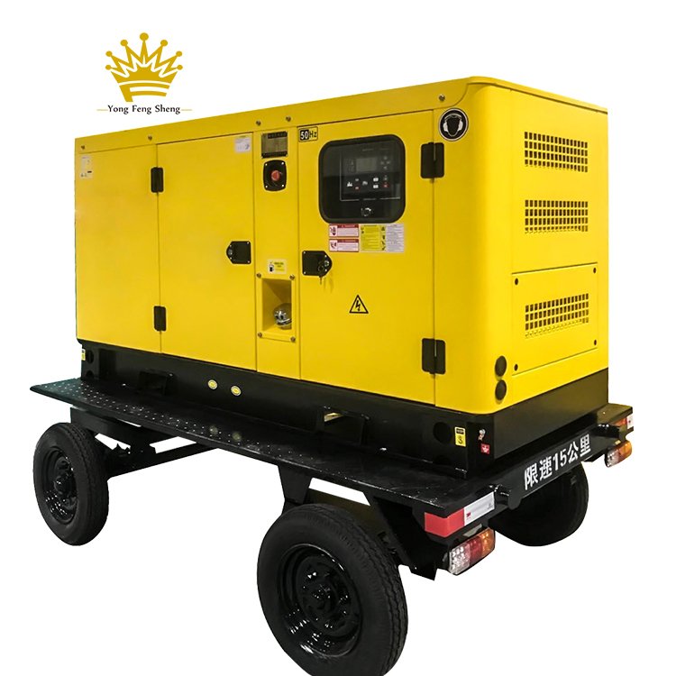 Emergency Power Supply 10kva 10kw 20kw 25kva 50kva 50kw 100kva 100kw 150kw 120kw 150kva Mobile Diesel Generator Sets