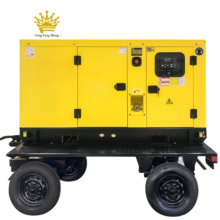 Emergency Power Supply 10kva 10kw 20kw 25kva 50kva 50kw 100kva 100kw 150kw 120kw 150kva Mobile Diesel Generator Sets