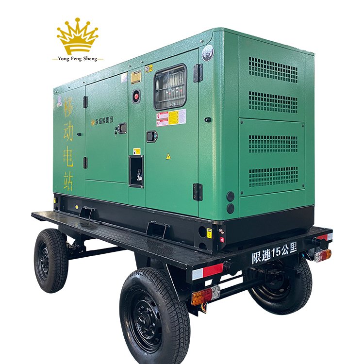 Emergency Power Supply 10kva 10kw 20kw 25kva 50kva 50kw 100kva 100kw 150kw 120kw 150kva Mobile Diesel Generator Sets