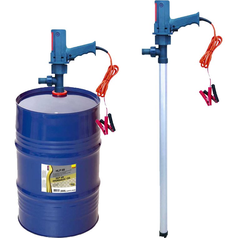 55 Gallon Drum Mounted Fuel Dispenser Electric Diesel Fuel Transfer Barrel Pump