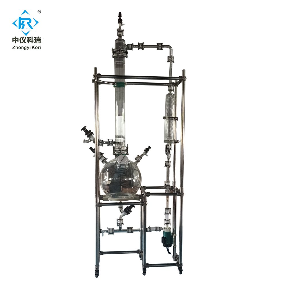 L laboratory equipment chemical glass reactor 100 liter reaction vessel
