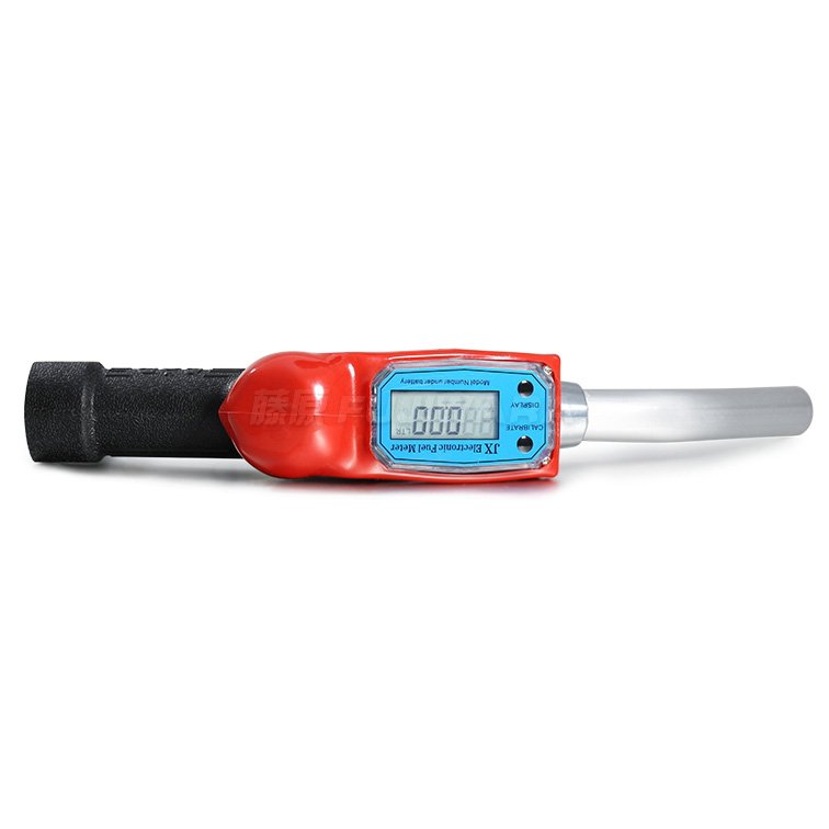 Metered Aluminum Diesel Gasoline Oil Filling Delivery Nozzle with Electronic Flow Meter for Fuel Dispenser