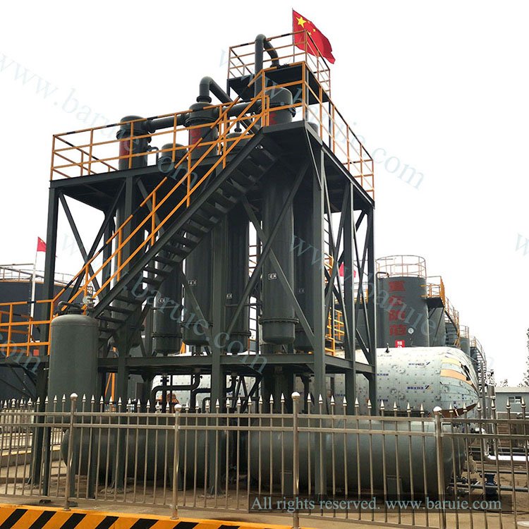 Small waste engine motor oil pyrolysis purification machine recycling equipment
