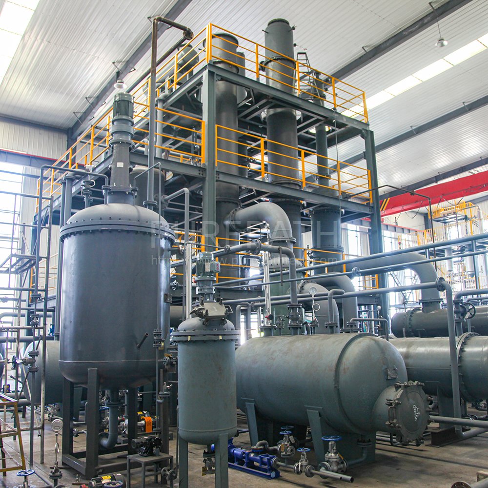 10ppm Low Sulfur Diesel Refinery Atmospheric Distillation Technology Used Engine Oil Purification Machine