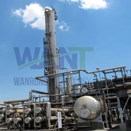 100 tons DCS Automatic waste engine oil/used motor oil refinery industrial equipment distillation for diesel/base oil machine