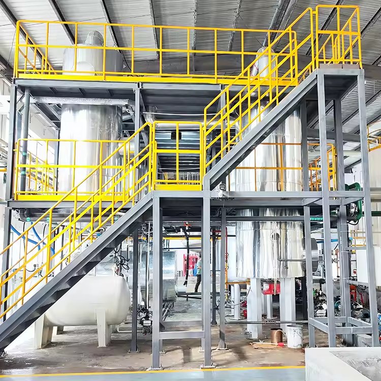 Waste Engine Oil Pyrolysis Oil To Diesel Recycling Refinery Plant