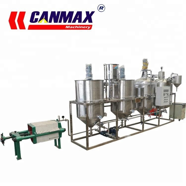 Genuine Edible Plant Cost Refining Biodiesel From Waste Engine Easy To Operate Oil Refinery Machine