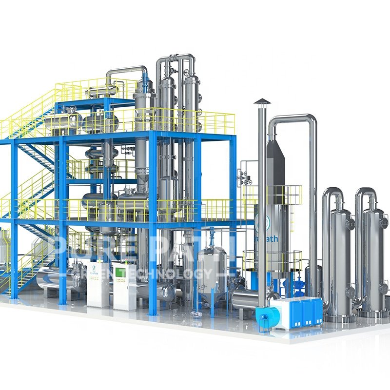 Waste Motor Oil Refining Plant Used Engine Oil to Diesel Recycling Machine Manufactures 2-50 TPD China Provided New Product 2023