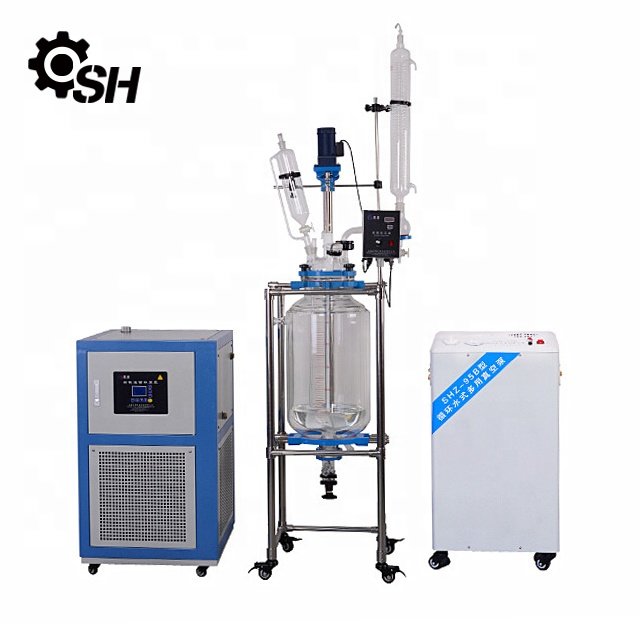Biodiesel Double Layer Glass Reactor for Laboratory