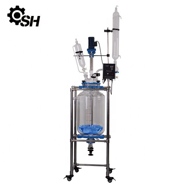 Biodiesel Double Layer Glass Reactor for Laboratory