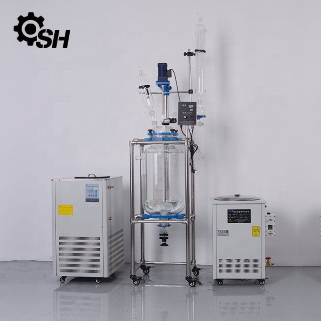 Biodiesel Double Layer Glass Reactor for Laboratory