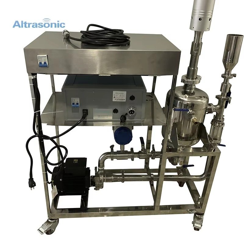 Ultrasonic Sonochemistry System High Speed Extraction Machine Biodiesel Reactor Lab Level Homogenizer