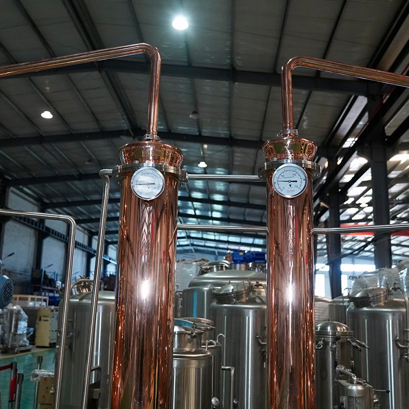 Gin Stills Vodka Distiller Wine Brandy Whisky Rum Copper Reflux steam Distilling Column Equipment For sale