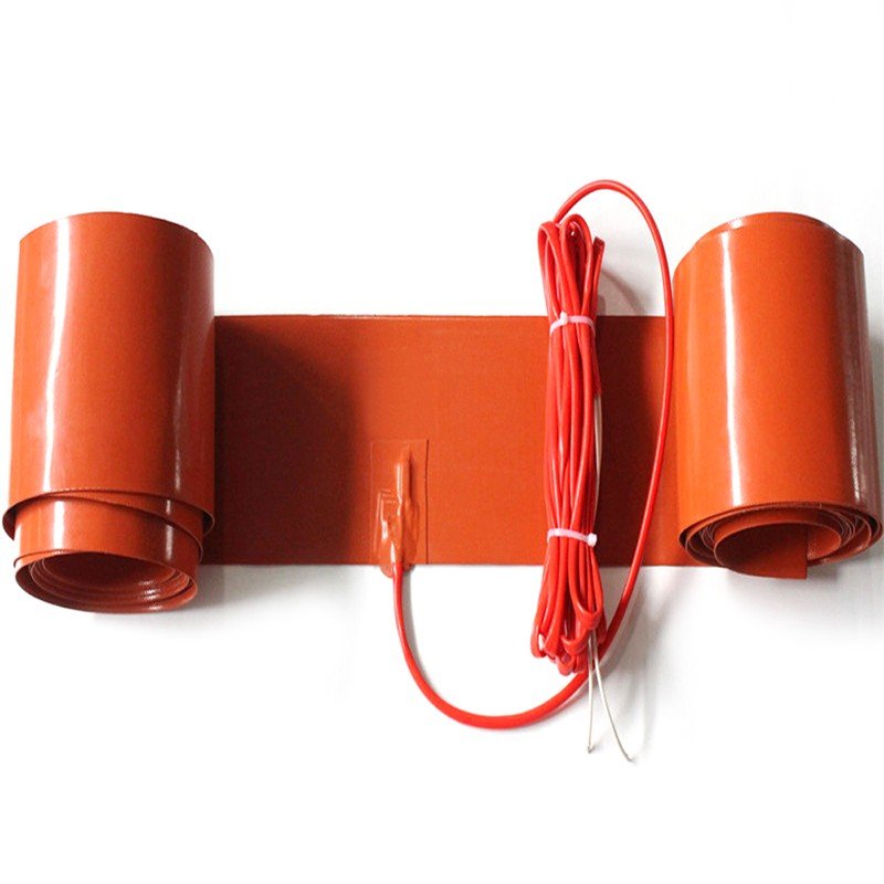 220V 110V 20-200L Silicone Band Drum Heater Taps Blanket Oil Biodiesel Plastic Metal Barrel Gas Tank