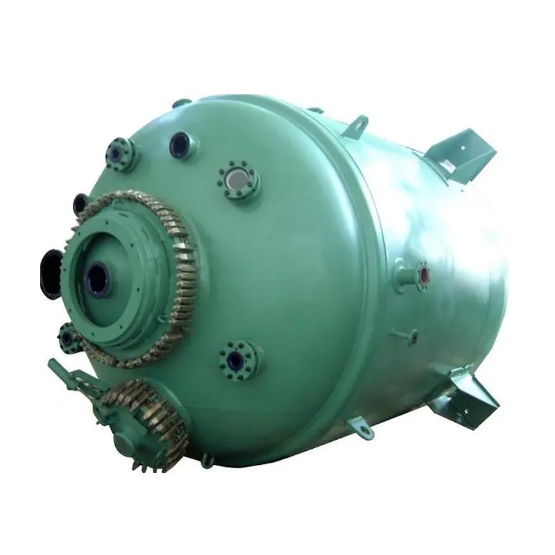1000l 5000l batch stirred tank biodiesel processor chemical bubble column glass lined carbon steel jacketed industrial reactor