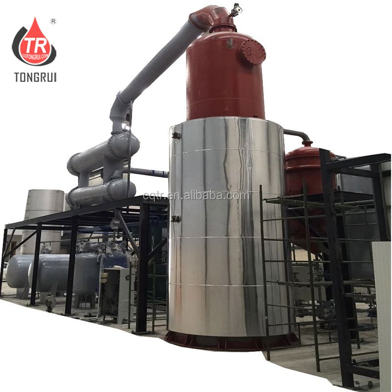 Used Engine Oil into Diesel Oil Distillation System