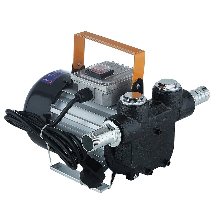 220V Electric Transfer Self Priming Fuel Management Pump with Flow Meter for Diesel Fuel Electric Transfer Pump Oil Transfer