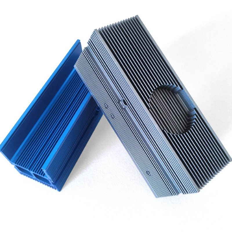Large Size Aluminum Profile Custom Extrusion Aluminum Heat Sink Extruded Heatsink