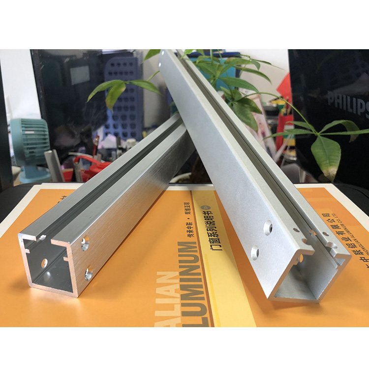 Double Track Ceiling Installation Curtain Track Aluminum Profile Extrusion Rail for Home Decoration Factory Manufacturer