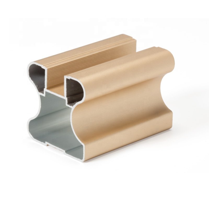 aluminum factory aluminum profile wardrobe for brush sliding door handle