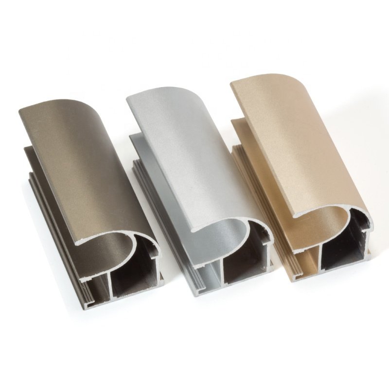 aluminum factory aluminum profile wardrobe for brush sliding door handle