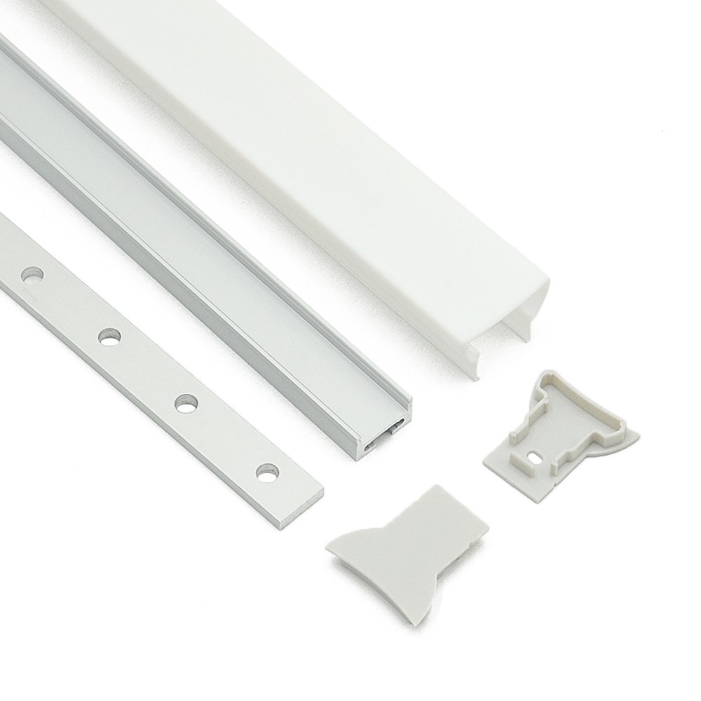 HELIAN led aluminum profile channel Super slim 6063 housing thin high quality for strip light led aluminum profile 1m/2m/3m/4m