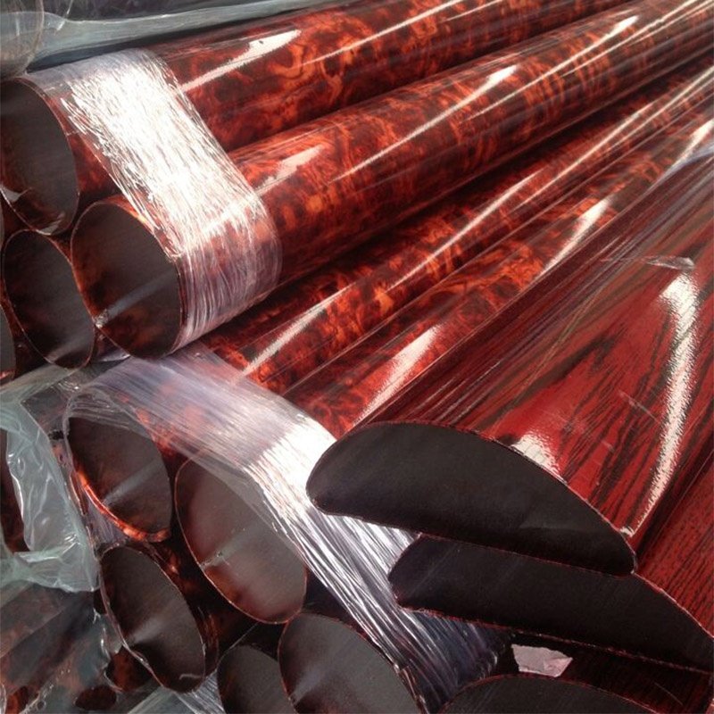 6061-T6 6063-T5 Aluminum tube with groove / aluminium alloy pipes and tubes/aluminium round profile extrusion factory OEM