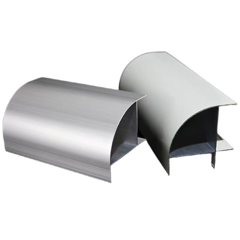 Small Double Opening Corner Aluminium Channel Profile Aluminum Border Aluminum Profile